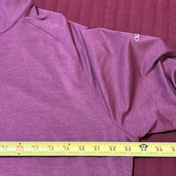 Peter Millar Merlot Crown Crafted 1/4-Zip Men’s Pullover Size Large - Picture 12 of 12